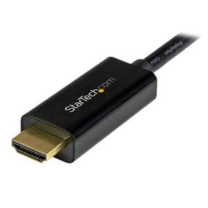 StarTech.com 15ft (5m) Mini DisplayPort to HDMI Cable - 4K 30Hz Video - mDP to HDMI Adapter Cable - Mini DP or Thunderbolt 1/2 Mac/PC to HDMI Monitor/Display - mDP to HDMI Converter Cord 5