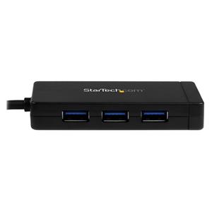 StarTech.com 3-Port USB 3.0 Hub plus Gigabit Ethernet - USB-C - Includes Power Adapter~3-Port USB-C Hub with Gigabit Ethernet - USB-C to 3x USB-A - USB 3.0 (5Gbps) - Includes Power Adapter 4