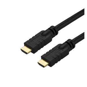 StarTech.com 30ft (10m) HDMI 2.0 Cable - 4K 60Hz Active HDMI Cable - CL2 Rated for In Wall Installation - Long Durable High Speed UHD HDMI Cable - HDR, 18Gbps - Male to Male Cord - Black