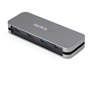 StarTech.com ~4 Port USB C Hub - 4x USB-A - USB 3.0 Type-C Hub - USB 3.2 Gen 1 (5Gbps) - Bus Powered Portable USB-C to USB-A Adapter Laptop Hub - 11.2" (28.5cm) Cable w/ Cable Management 5