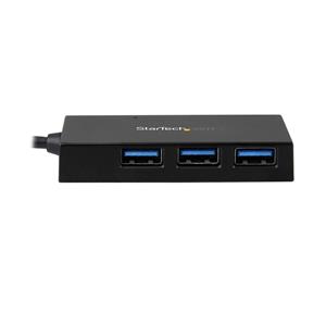 StarTech.com 4-Port USB-C Hub - USB-C to 1x USB-C and 3x USB-A - USB 3.0 Hub~4-Port USB-C Hub - USB-C to 1x USB-C and 3x USB-A - USB 3.0 Hub - 5Gbps 4