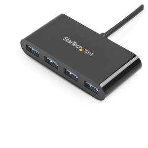 StarTech.com 4-Port USB-C Hub - USB-C to 4x USB-A - USB 3.0 Hub - Bus Powered~4-Port USB-C Hub - USB-C to 4x USB-A - USB 3.0 Hub - 5Gbps - Bus Powered 4