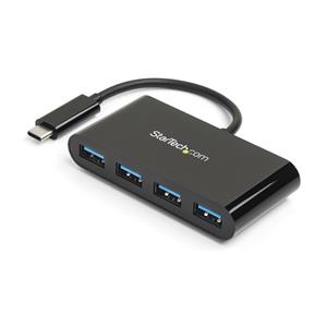 StarTech.com 4-Port USB-C Hub - USB-C to 4x USB-A - USB 3.0 Hub - Bus Powered~4-Port USB-C Hub - USB-C to 4x USB-A - USB 3.0 Hub - 5Gbps - Bus Powered 6