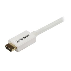 StarTech.com 5m / 16 ft CL3 Rated HDMI Cable w/ Ethernet - In Wall Rated Ultra HD HDMI Cable - 4K 30Hz UHD High Speed HDMI Cable - 10.2 Gbps - HDMI 1.4 Video/Display Cable - 30AWG, White 3