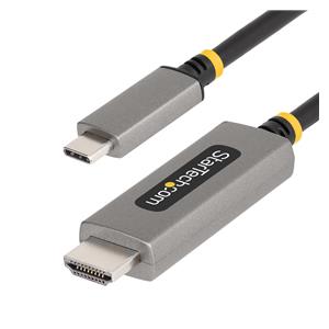 StarTech.com 6ft (2m) USB-C to HDMI Adapter Cable, 8K 60Hz, 4K 144Hz, HDR10, USB Type-C to HDMI 2.1 Video Converter Cable, USB-C DP Alt Mode/USB4/Thunderbolt 3/4 Compatible - USB-C Laptop to HDMI Monitor