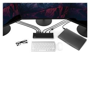 StarTech.com USB-C Dock - 4K Triple Monitor Laptop Docking Station with Dual DisplayPort & HDMI - 100W Power Delivery - USB-C, 4x USB-A Hub - USB 3.1 Gen 1 Type-C Dock - Windows & Mac 7