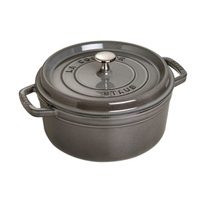 STAUB Cast iron round pot 40500-246-0 3.8l graphite