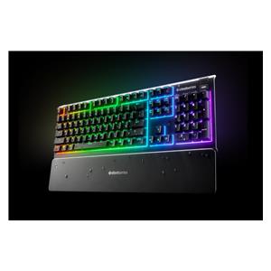 SteelSeries Apex 3 Gaming Keyboard, NOR Layout, Wired, Black SteelSeries | Apex 3 | Gaming keyboard | RGB LED light | NORD | Wired | Black 5