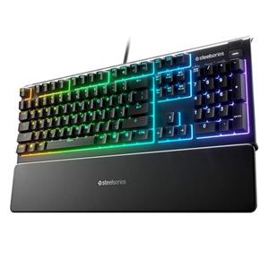 SteelSeries Apex 3 Gaming Keyboard, NOR Layout, Wired, Black SteelSeries | Apex 3 | Gaming keyboard | RGB LED light | NORD | Wired | Black