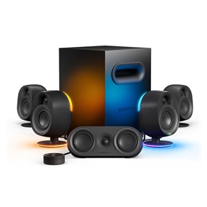 Steelseries Arena 9 speaker set PC /Laptop Black 5.1 channels 2-way Bluetooth