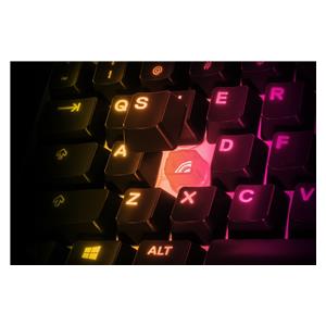 SteelSeries Gaming Keyboard Apex 3 Tenkeyless Gaming keyboard RGB LED light US Wired Whisper-Quiet Switches 5