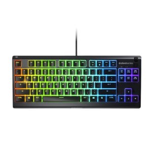 SteelSeries Gaming Keyboard Apex 3 Tenkeyless Gaming keyboard RGB LED light US Wired Whisper-Quiet Switches