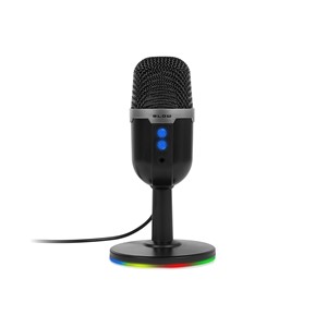 Studio microphone with BLOW LED stand