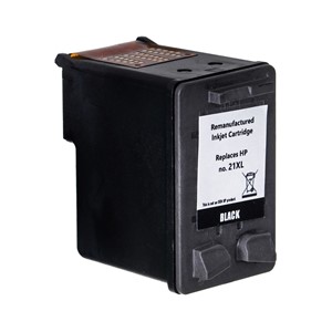 Superbulk B-H21XL Black Ink for HP Printer (Replacement HP 21XL C9351A) Standard