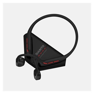 Suunto Wing 2 Black wireless bone conduction headphones with power bank