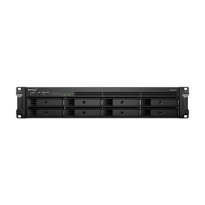 Synology RackStation RS1221RP+ NAS /storage server Rack (2U) Ryzen Embedded V1500B 4 GB DDR4 0 TB DiskStation Manager Black