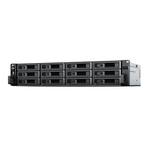 Synology RackStation RS2423RP+ NAS /storage server Rack (2U) Ryzen Embedded V1780B 8 GB DDR4 0 TB DiskStation Manager Black, Grey