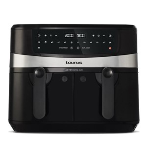 Taurus Air Fry Digital Duo Double 9 L 2200 W Hot air fryer Black