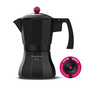 Taurus Black Moments 3 Moka pot