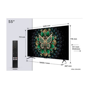 TCL C6K 55 4K UHD Smart TV Wi-Fi Metallic