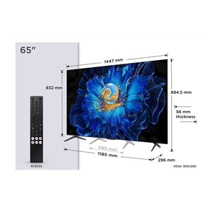 TCL C6KS 65C6KS TV 165.1 cm (65) 4K Ultra HD Smart TV Wi-Fi Metallic