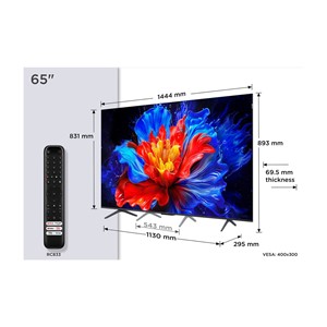 TCL P8K 65P8K TV 165,1 cm (65) 4K Ultra HD Smart TV Wi-Fi Metallic 350 cd /m²