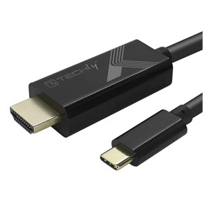 Techly Adapter Cable USB-C Male to HDMI 2.0 4K Male 2m Black
