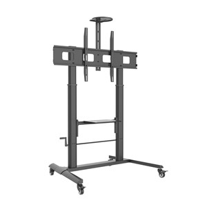 Techly ICA-TR230 multimedia cart /stand Black Flat panel