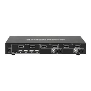 Techly IDATA DP-KVM2 KVM switch Black 3