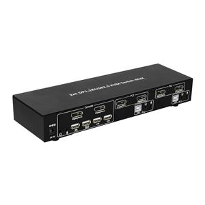 Techly IDATA DP-KVM2 KVM switch Black 5