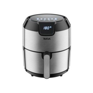 Tefal Easy Fry EY401D Single 4.2 L Stand-alone 1500 W Hot air fryer Black, Stainless steel