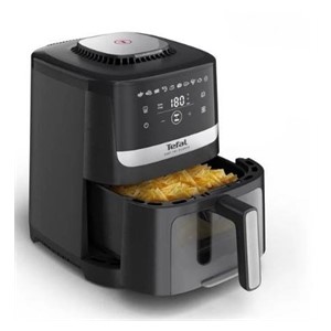 Tefal Easy Fry Silence EY5568E0 fryer Single 5 L Stand-alone Hot air fryer Black, Stainless steel