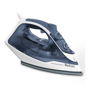Tefal Express Steam FV2837 Dry & Steam iron Cerilium soleplate 2400 W Blue, Grey, White