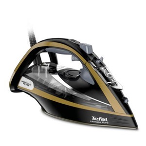 Tefal FV9865E0 iron Dry & Steam iron Durilium Autoclean soleplate 3000 W Black, Gold