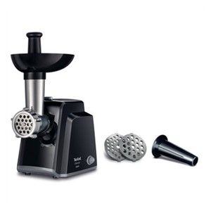 Tefal NE105838 mincer 1400 W Black, Stainless steel