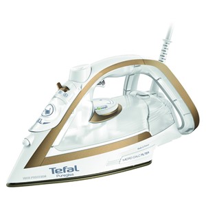 Tefal Puregliss FV8042 Dry & Steam iron Durilium AirGlide Autoclean soleplate 3000 W Bronze, White
