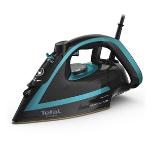 Tefal Puregliss FV8066 Dry & Steam iron Durilium AirGlide Autoclean soleplate 3000 W Black, Blue