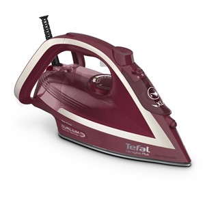 Tefal Ultimate Pure FV6820 Steam iron 2800 W Red, Silver