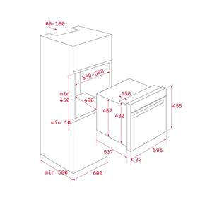 Teka HLC 8400 44 L 3015 W A+ Grey 8