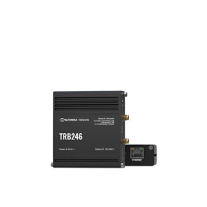 Teltonika Industrial router, IoT LTE gateway TRB246 Cat 4, 1x RJ45 100Mb /s, IP30