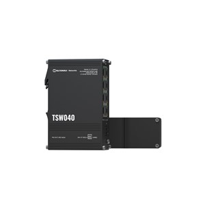Teltonika NETWORKS TSW040 8-Port PoE+ Switch Unmanaged Fast Ethernet (10 /100) Power over Ethernet (PoE) Black