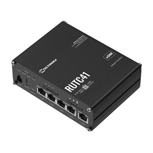 Teltonika RUTC41 wireless router Gigabit Ethernet Dual-band (2.4 GHz /5 GHz) 5G Black
