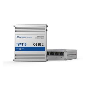 TELTONIKA TSW110 SWITCH 5X RJ45 1000MB/S, L2