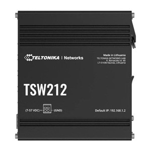 Teltonika TSW212 Managed L2 Gigabit Ethernet (10 /100 /1000) Black
