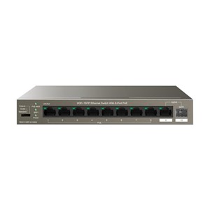 Tenda TEG1110PF-8-120W network switch Unmanaged Gigabit Ethernet (10 /100 /1000) Power over Ethernet (PoE) Black