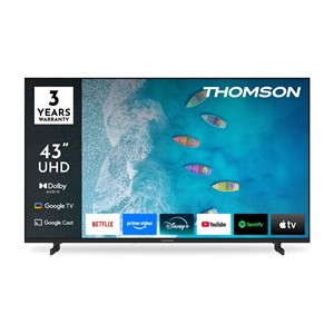 Thomson 43UG4S15 TV 109.2 cm (43) 4K Ultra HD Smart TV Wi-Fi Black + Poklon gratis zidni nosač za televizor