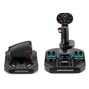 Thrustmaster Sol-R 4 HOTAS Black USB Joystick + engine control lever Analogue /Digital PC