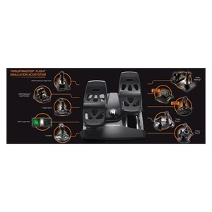 Thrustmaster T-16000M FCS Flight Pack Black USB Joystick Analogue /Digital MAC, PC
