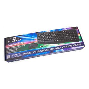 TITANUM TK108 Keyboard + USB mouse Black 5