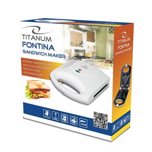 TITANUM TKT006W sandwich maker 1000 W White